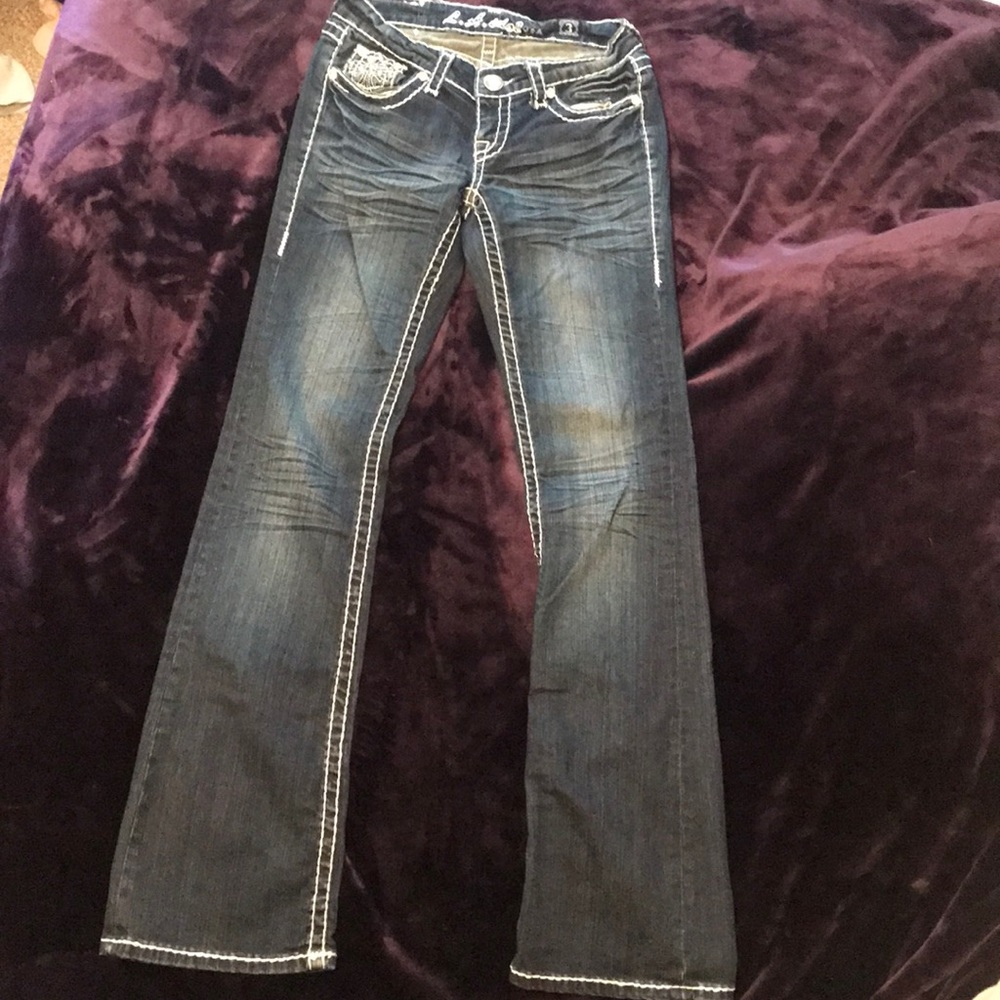 La Idol rhinestone jeans